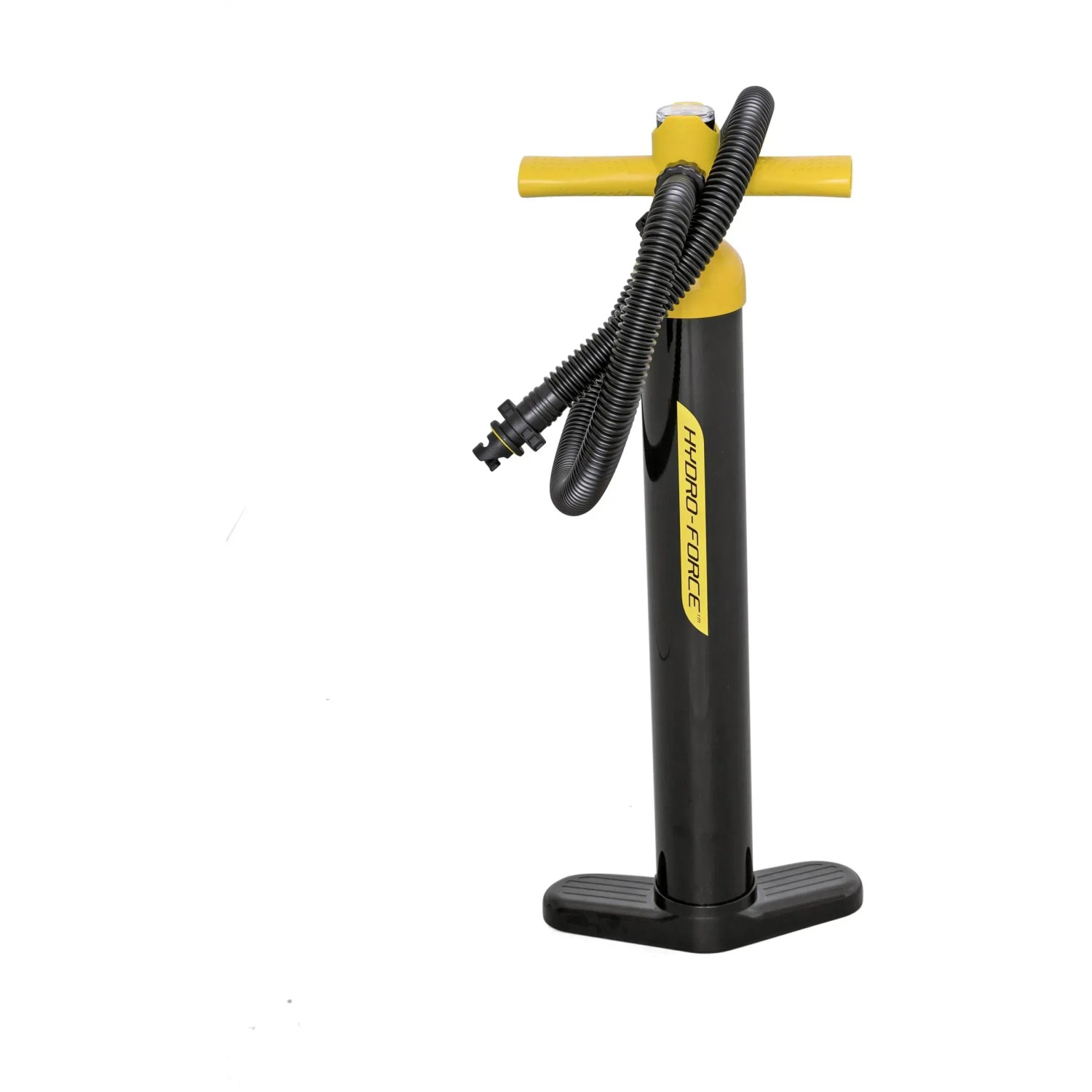 Bestway Hydro-Force SUP Pumpe, Handluftpumpe für Stand Up Paddles, schwarz/gelb.