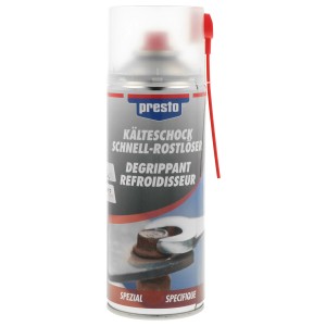 Presto Kälteschock-Rostlöser-Spray, 400ml Dose zur Lackreparatur und Karosseriereparatur.