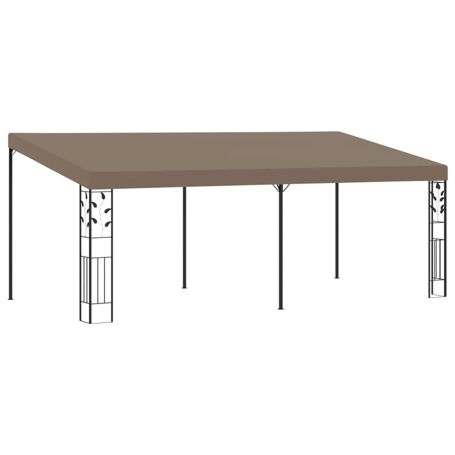 vidaXL Wand-Pavillon 6x3x2,5 m Taupe 312267