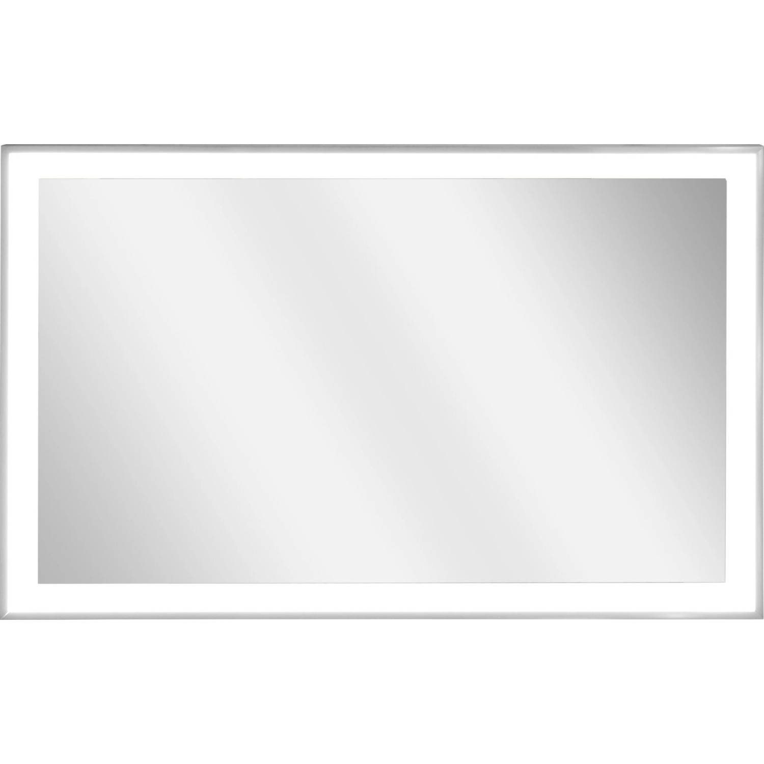 Vasner Spiegel-Infrarotheizung Zipris S LED 900 W mit Licht und Chrom-Rahmen