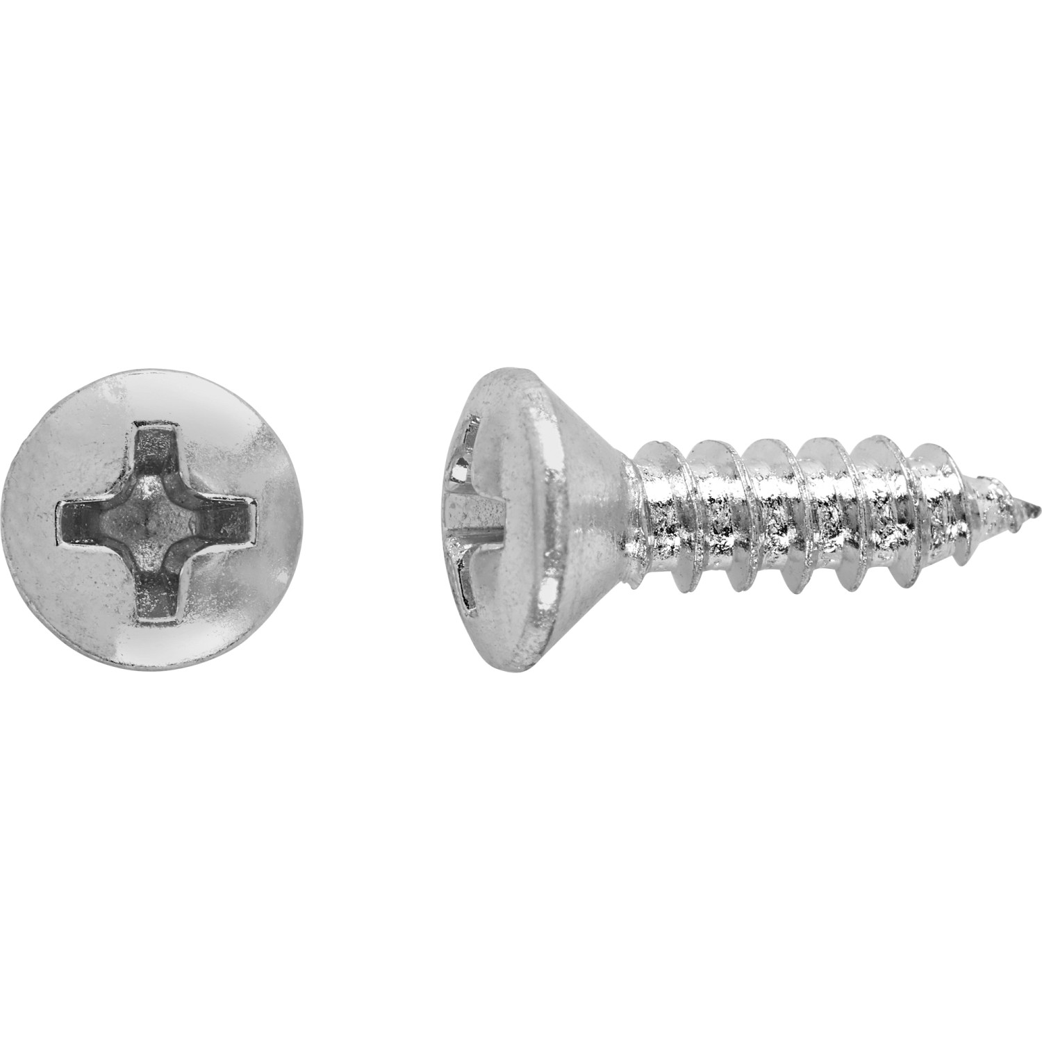 LUX Linsensenkkopf Blechschraube Ø 3,5 mm x 13 mm Verzinkt 12 Stück