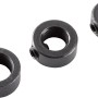 LUX Tiefenstopp-Set Classic, 3 Metallringe zur Tiefenbegrenzung für Bohrer (6, 8, 10 mm).