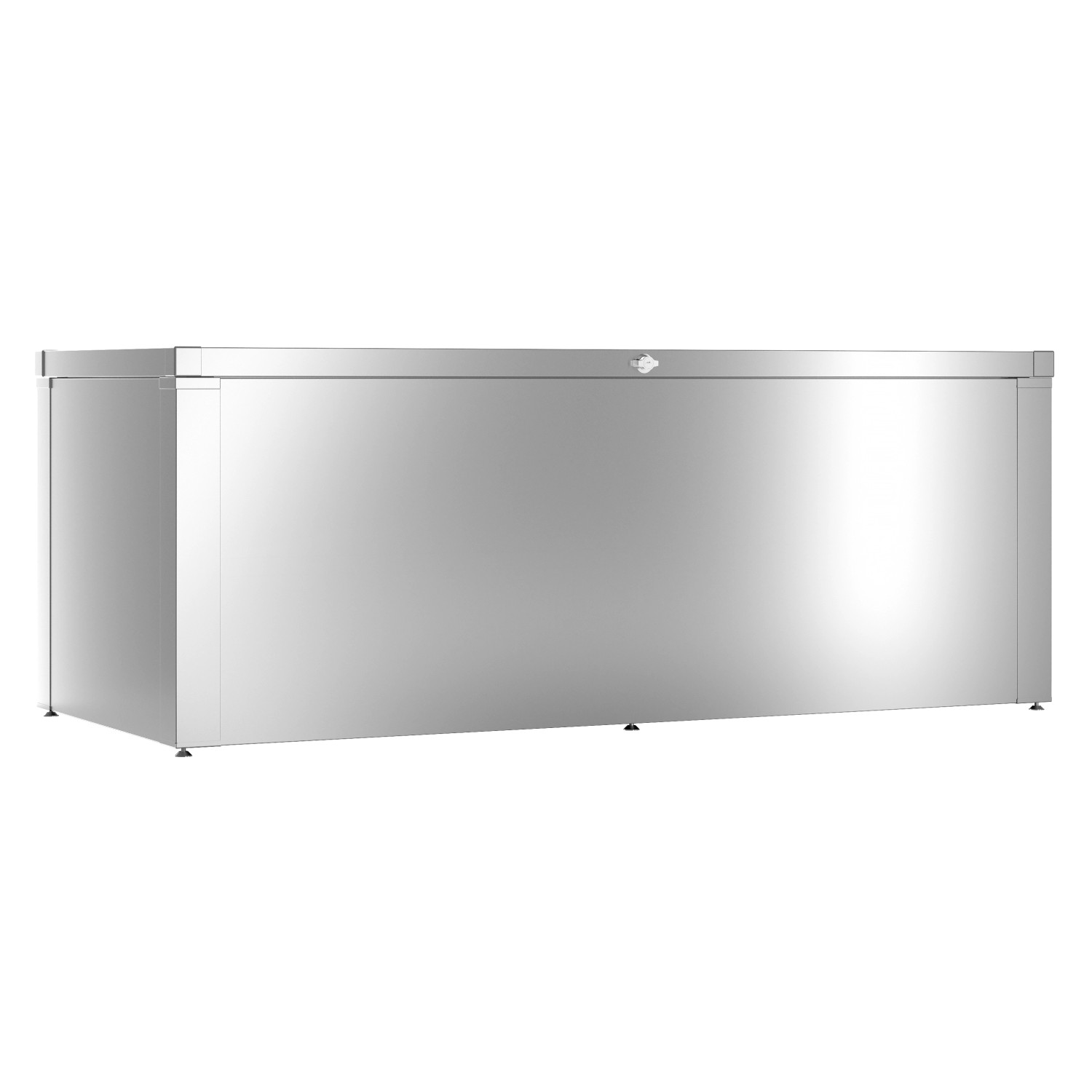 Guardi Gartenbox 68,2 cm x 179 cm x 76,5 cm Silber Metallic günstig online kaufen