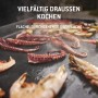 Weber Gasgrill Slate: Grillplatte mit Meeresfrüchten und Gemüse. Vielseitiges Grillen im Freien.