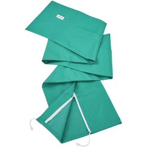 Grüne Leifheit Schutzhülle für Wäschespinnen mit Reißverschluss und Aufbewahrungsbeutel.