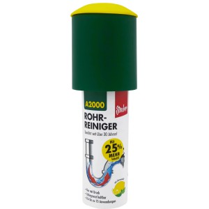 Steuber Rohrreiniger A2000, 125ml, für Abflussrohre ohne Chemie, bis 15 Anwendungen.