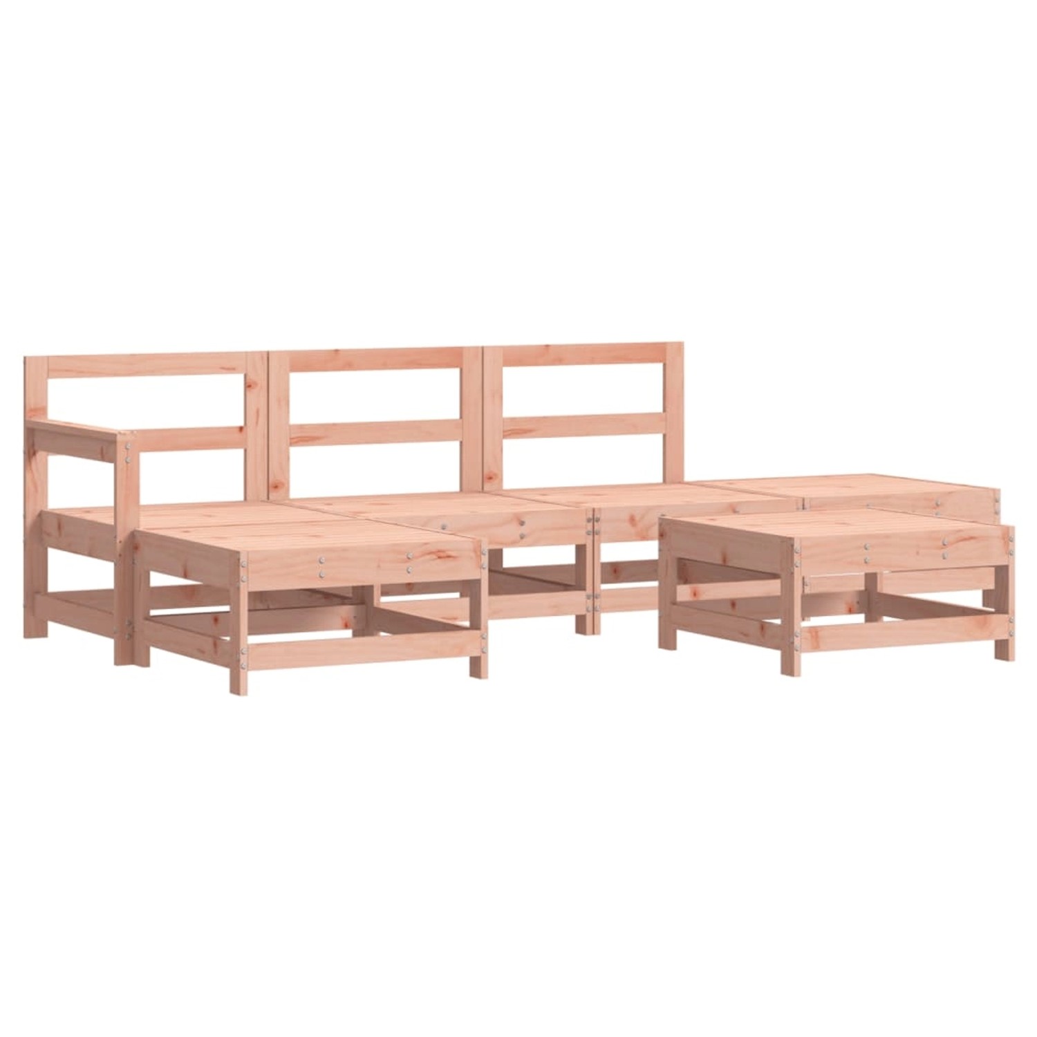 vidaXL 6-Tlg Garten-Lounge-Set Massivholz Douglasie 3186324 günstig online kaufen