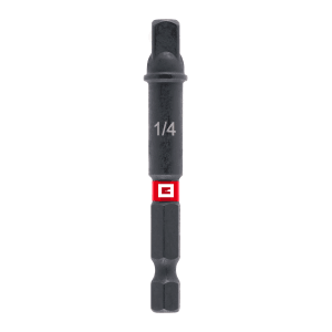 Einhell Steckschlüssel-Adapter Impact, 6 mm (1/4), 65 mm Länge, für Schrauber.