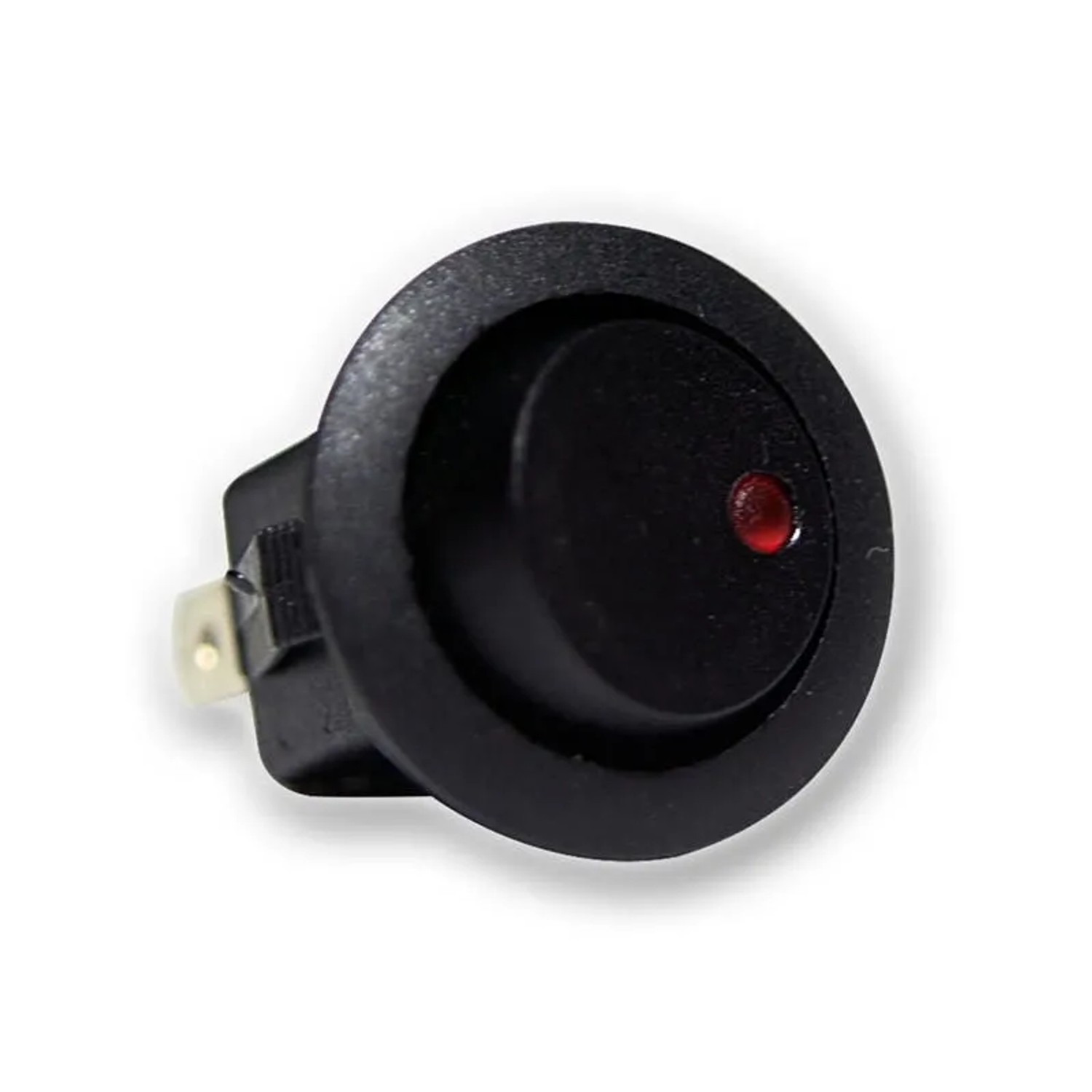 world-trading-net Kfz-Wippschalter 1polig Beleuchtet Rot 12V 16A