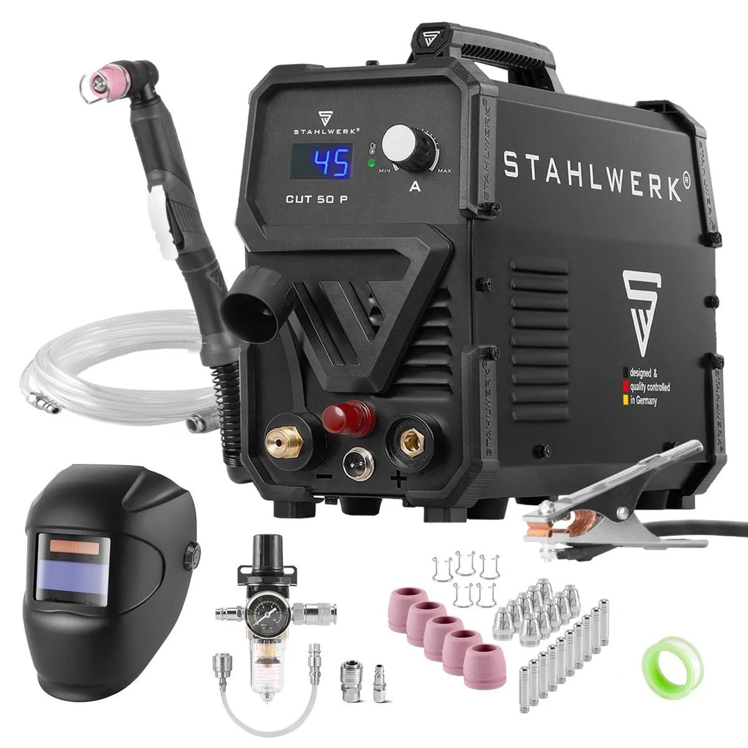 STAHLWERK Plasmaschneider CUT 50 P Vollausstattung Mit 45 Ampere