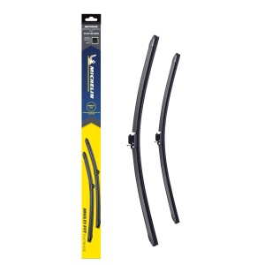 Michelin Scheibenwischer Set Multi Fit MF6046, zwei Flachbalkenwischer und Verpackung.