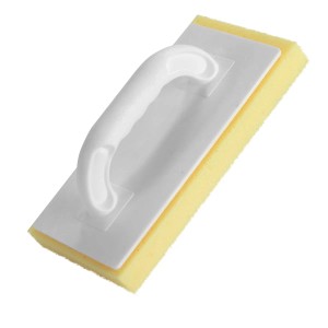 STAHLWERK Fliesenwaschbrett mit Schwammauflage, Teil des 4-teiligen Fliesenwaschsets.