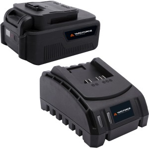 Yard Force Akku 20V für Mitteldruckreiniger LW C02B, Akku und Ladegerät