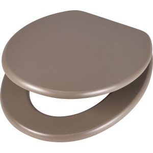 baliv WC-Sitz Pollino, schlammfarben, mit Absenkautomatik.