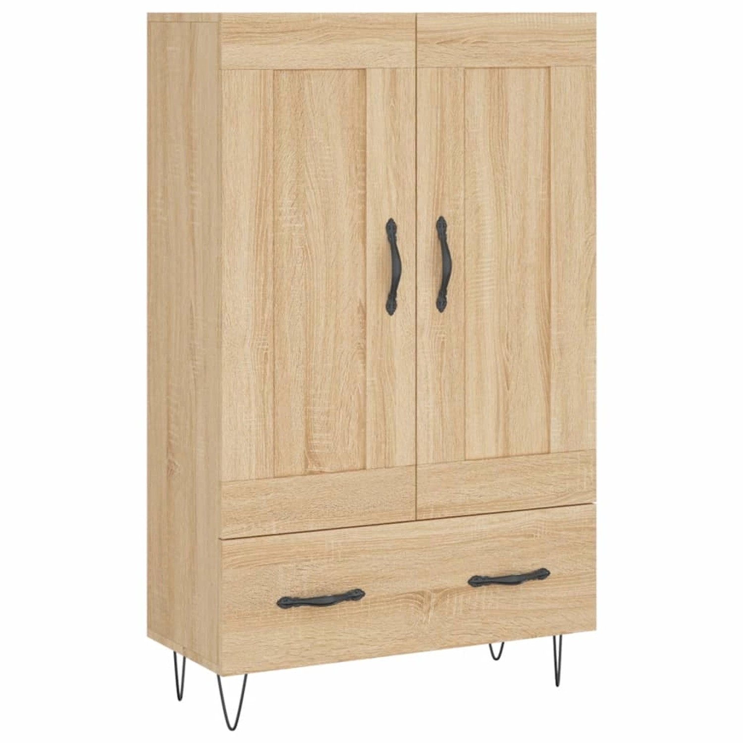 vidaXL Highboard Sonoma-Eiche 69,5x31x115 cm Holzwerkstoff 830319 günstig online kaufen