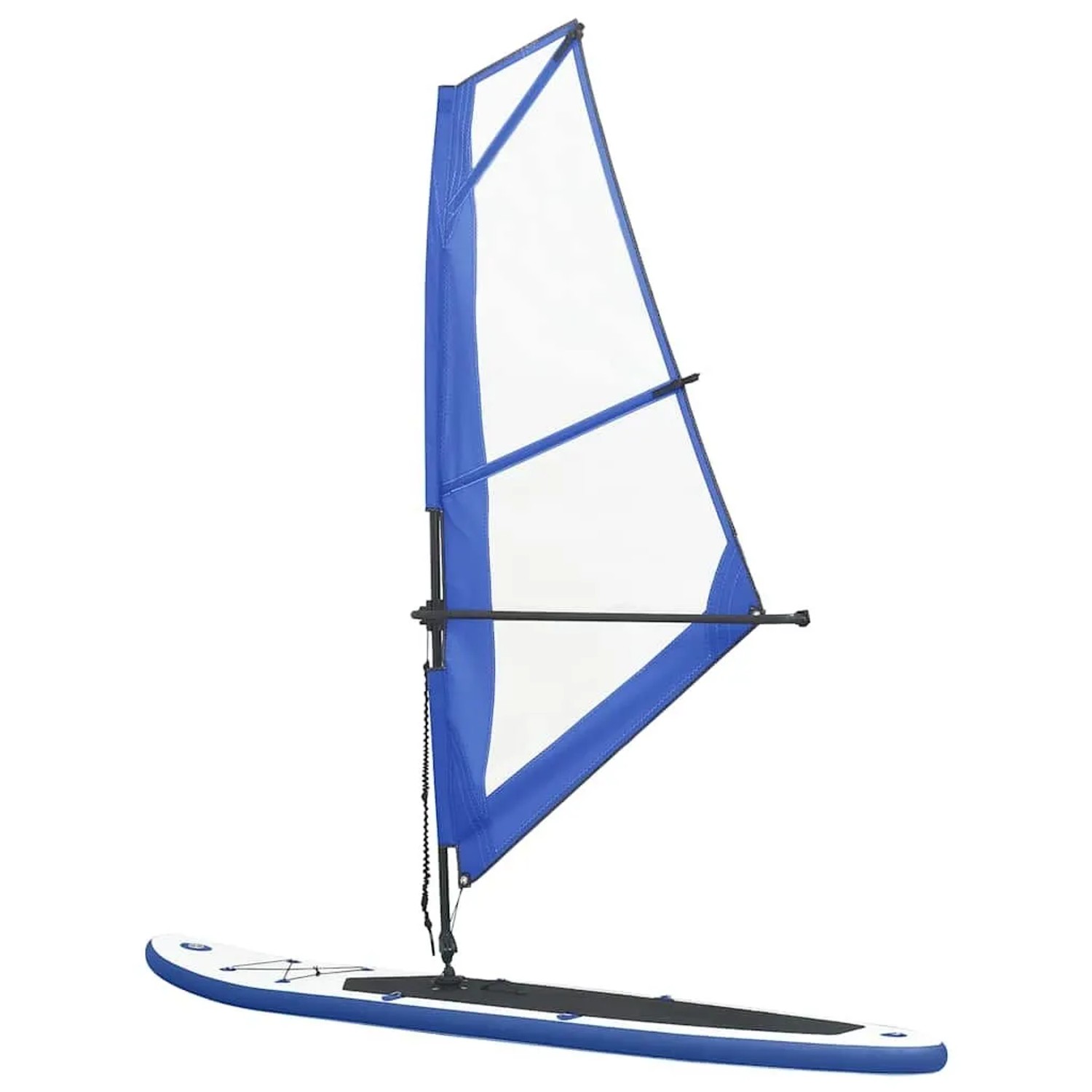 vidaXL Aufblasbares SUP-Board mit Segel Set Blau und Weiß 92210_3
