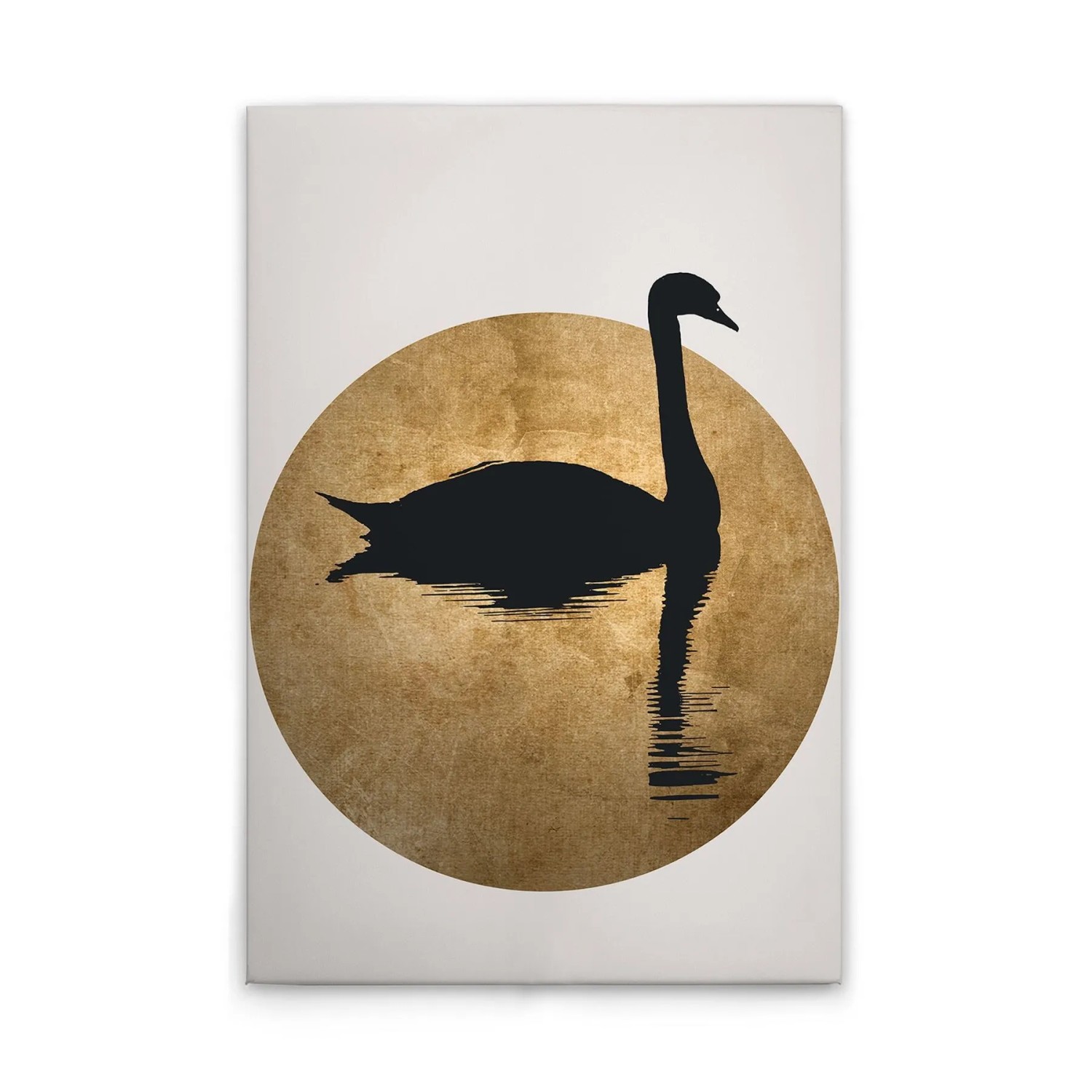 Tadessi Leinwandbild - M1-No.50665 - Schwan - 40 x 60 cm - Querformat