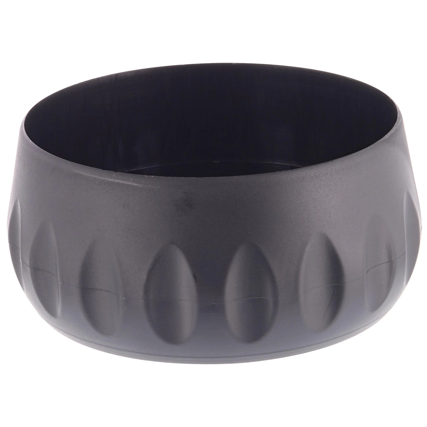 Schwarze Wagner Designkappe Teno EH3960, Ø 60 mm, für Möbelbau und Rollen.