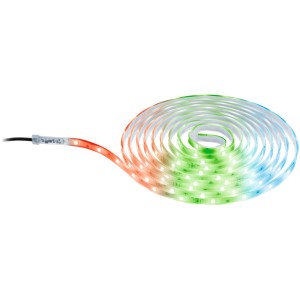 Paulmann SimpLED RGB LED-Streifen für Außen, 5m Komplettset, transparent, mit Farbwechsel.