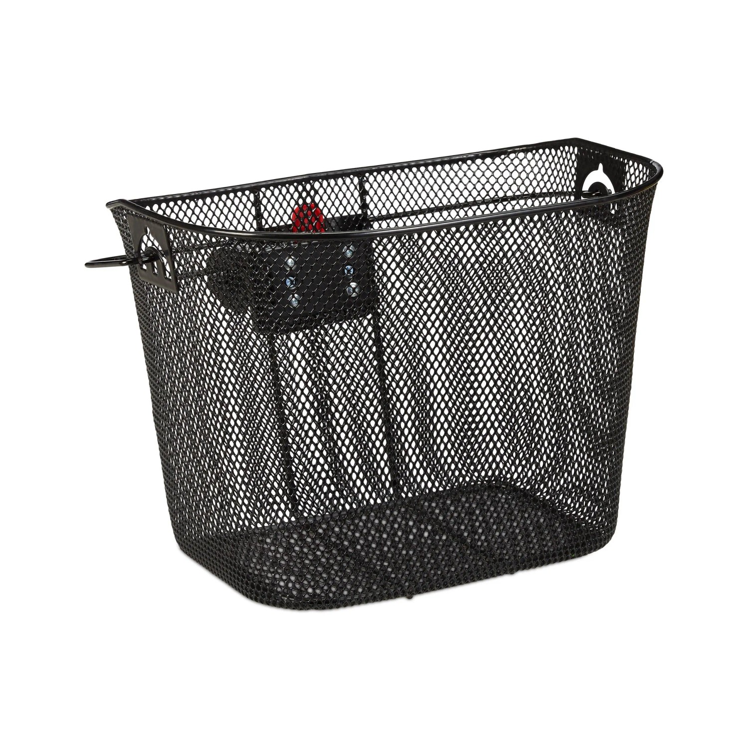 Relaxdays Fahrradkorb Stahl Schwarz Abnehmbar 27 cm x 34,5 cm x 26 cm 900 g