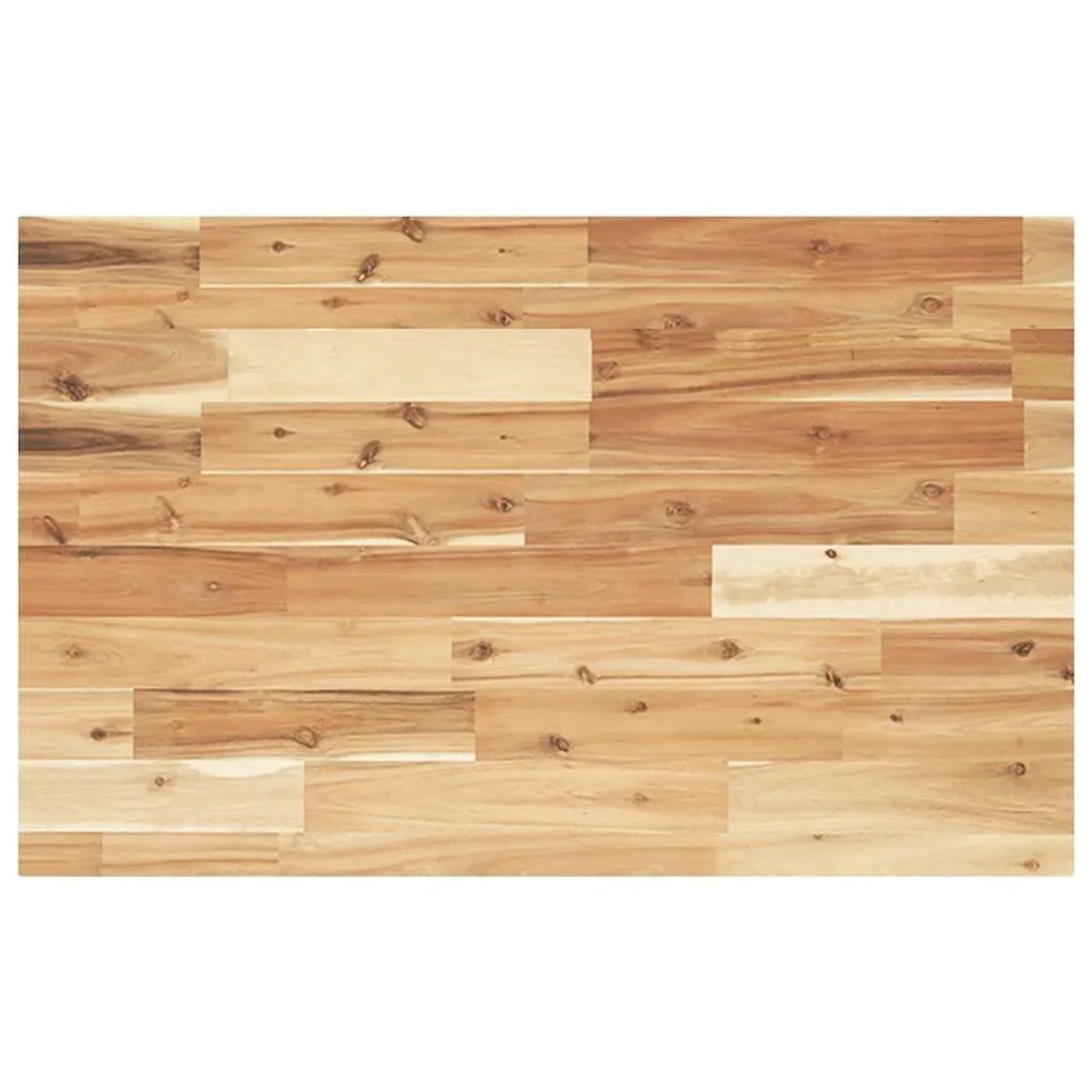 vidaXL Tischplatte Rechteckig 100x50x4 cm Massivholz Akazie 4008854