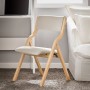 SoBuy Esszimmerstuhl Klappstuhl Küchenstuhl Polsterstuhl mit Lehne Grau FST40-HG_2