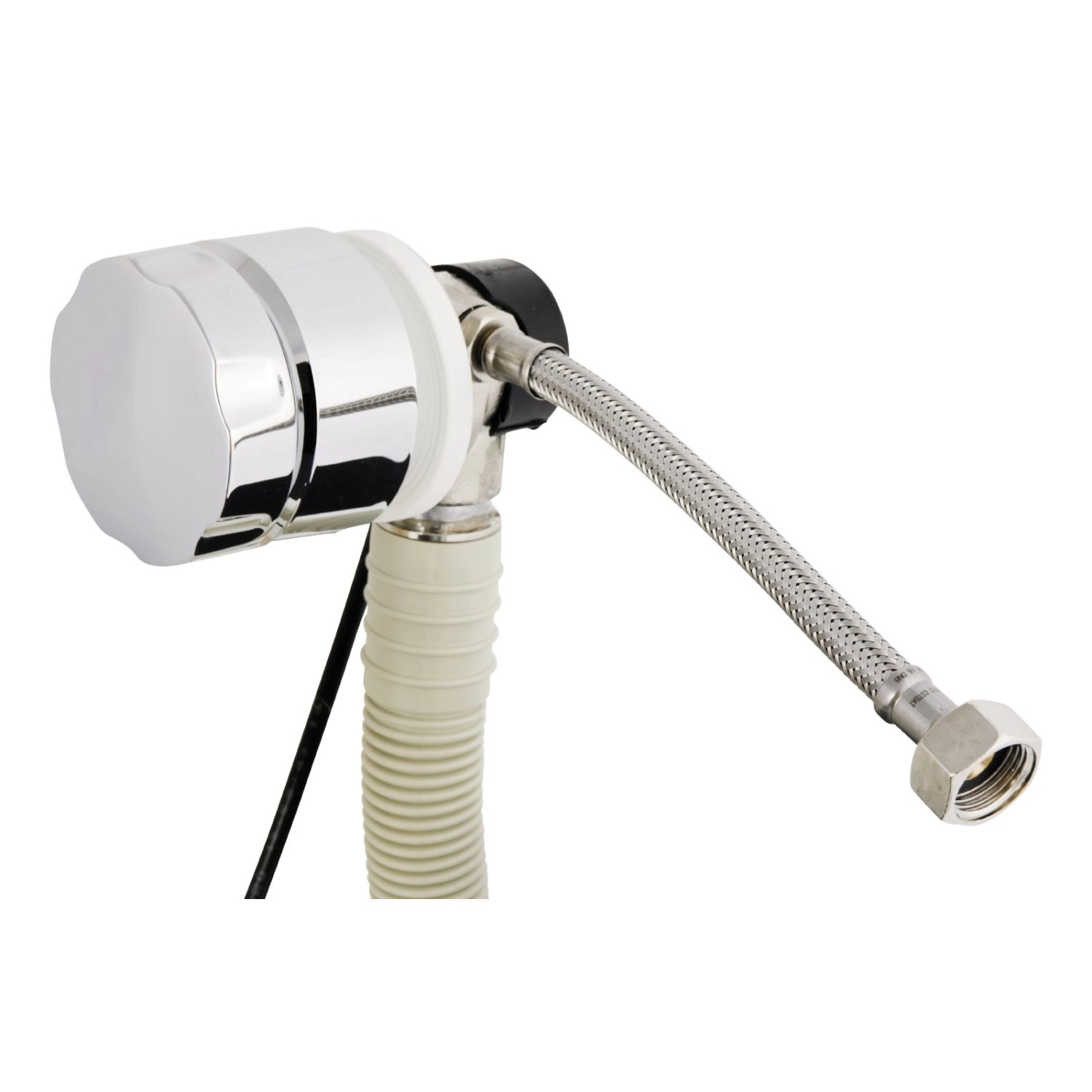 Calmwaters Wanneneinlauf Ab- und Überlaufgarnitur Badewanne Chrom  