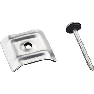 Kalotten V2A-Schrauben für Trapezbleche (76/18), 20er-Set zur Befestigung von Kunststoffbedachung.