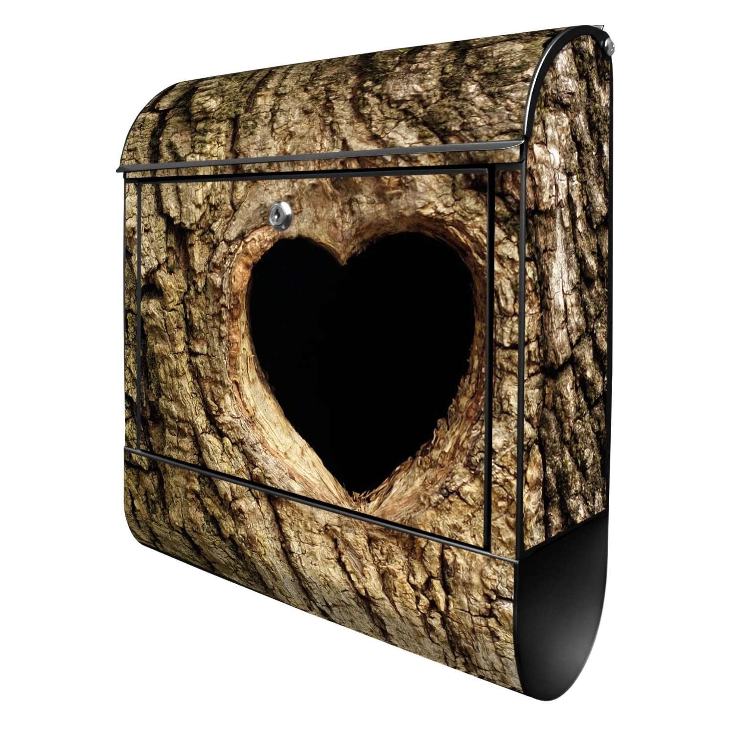 Banjado Design Briefkasten Schwarz Pulverbeschichtet 39x47x14cm 2 Schlüssel günstig online kaufen