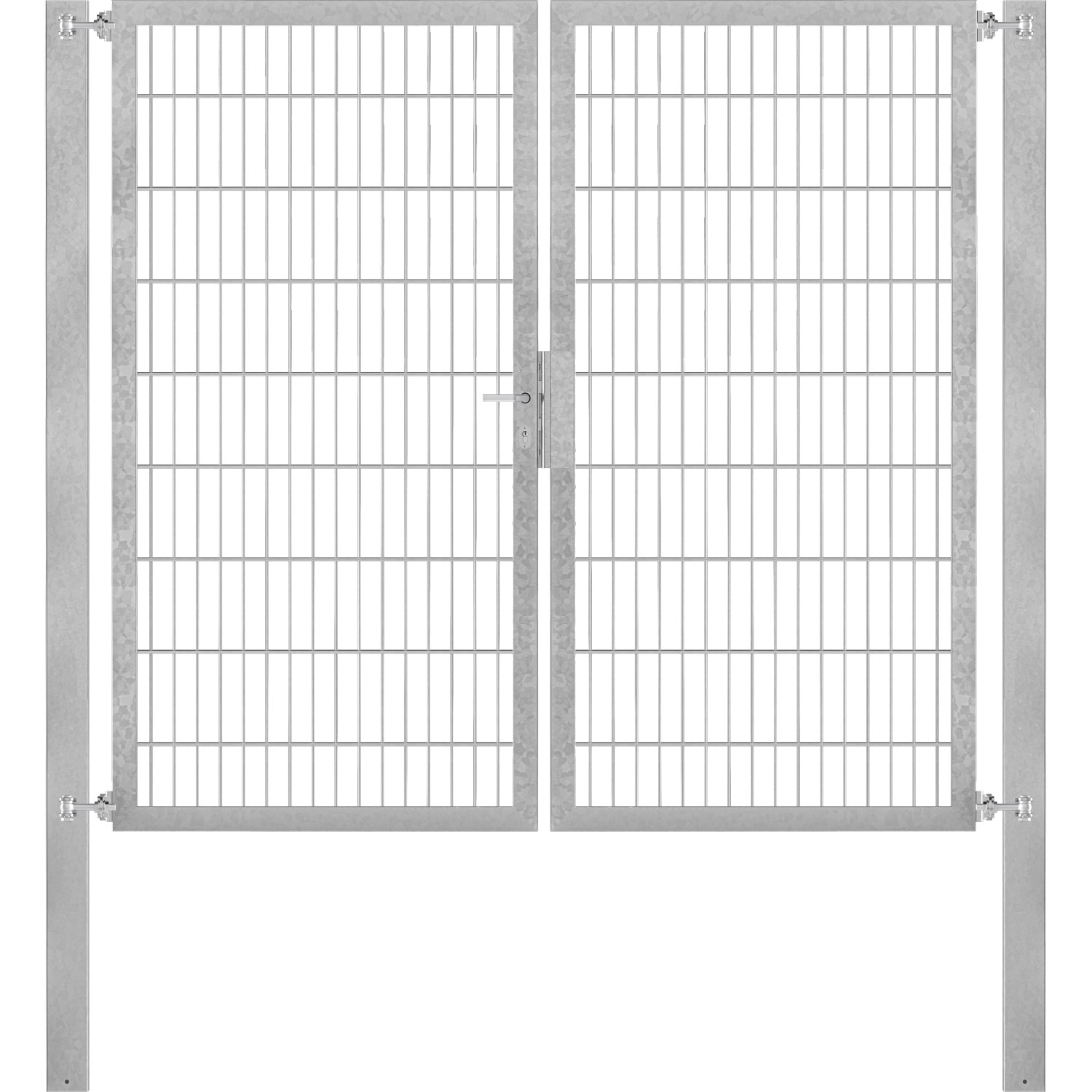 Doppeltor Flexo Plus 200 cm x 180 cm Pfosten 80 cm x 80 cm Feuerverzinkt