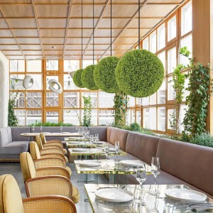 Costway 2er Buchsbaumkugel Kunstpflanze Kugelpflanzen Grün 50cm