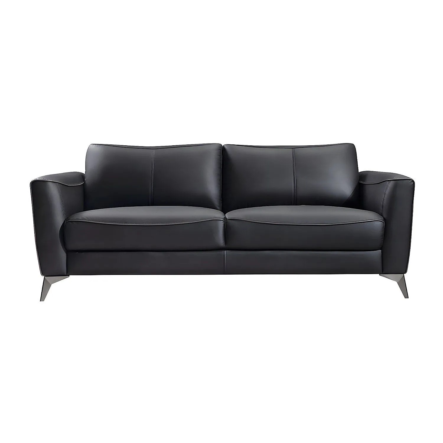Vente-unique Sofa Ohne Schlafmöglichkeit Batuco Schwarz 200 cm