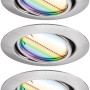 Paulmann Urail LED Einbaustrahler Set, 3er, Smart Home Zigbee, RGBW, 90mm, dimmbar