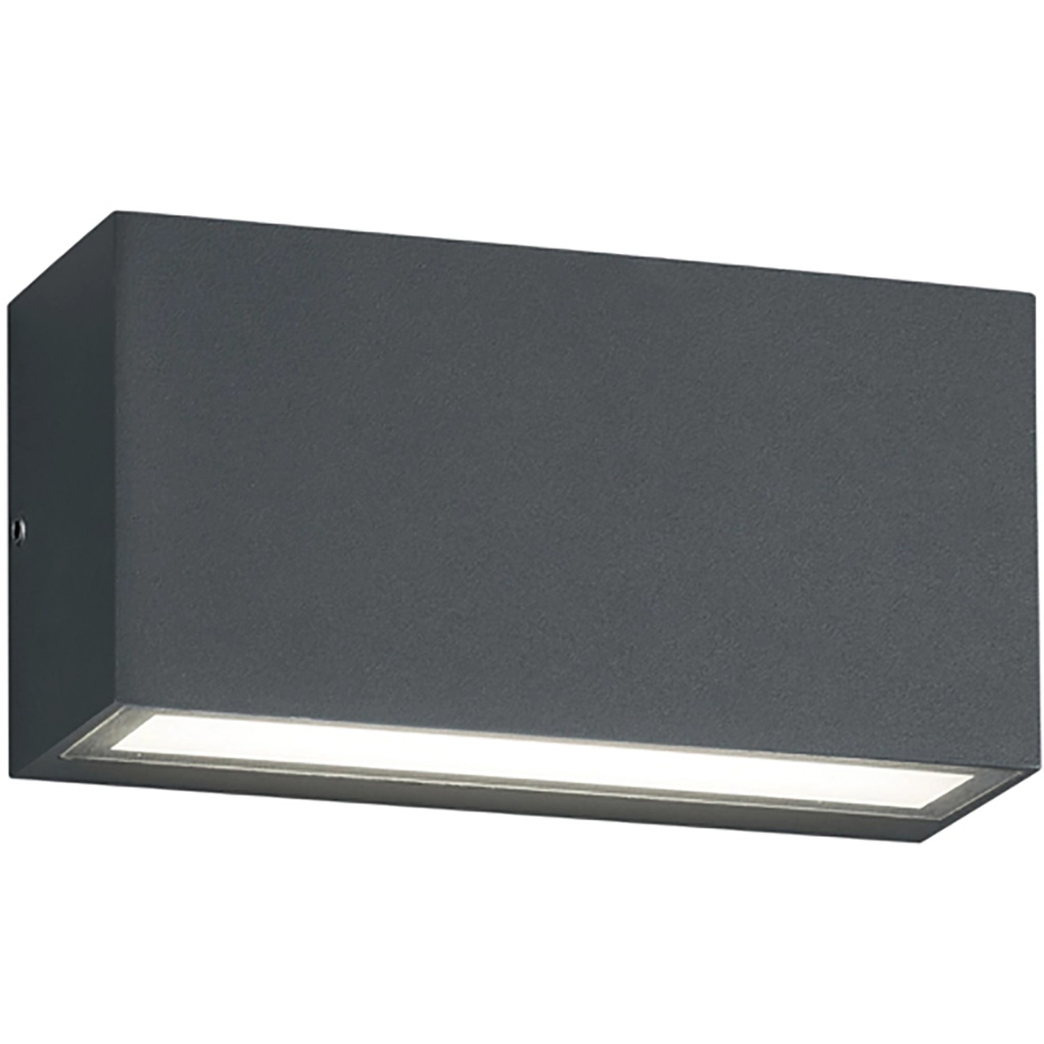 Trio LED-Wandleuchte Trent 50 mm x 140 mm x 70 mm Anthrazit günstig online kaufen