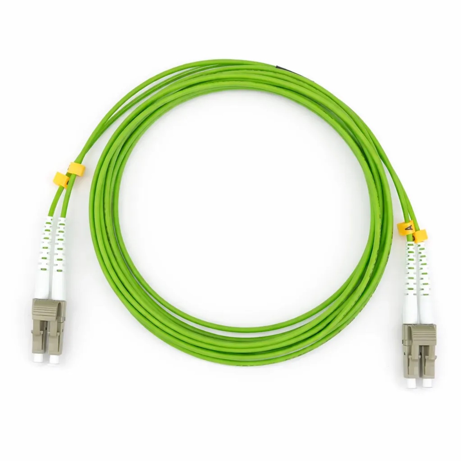 hb-digital LWL Patchkabel LC-LC OM5 Duplex 50/125 µm UPC LSZH 0.5m