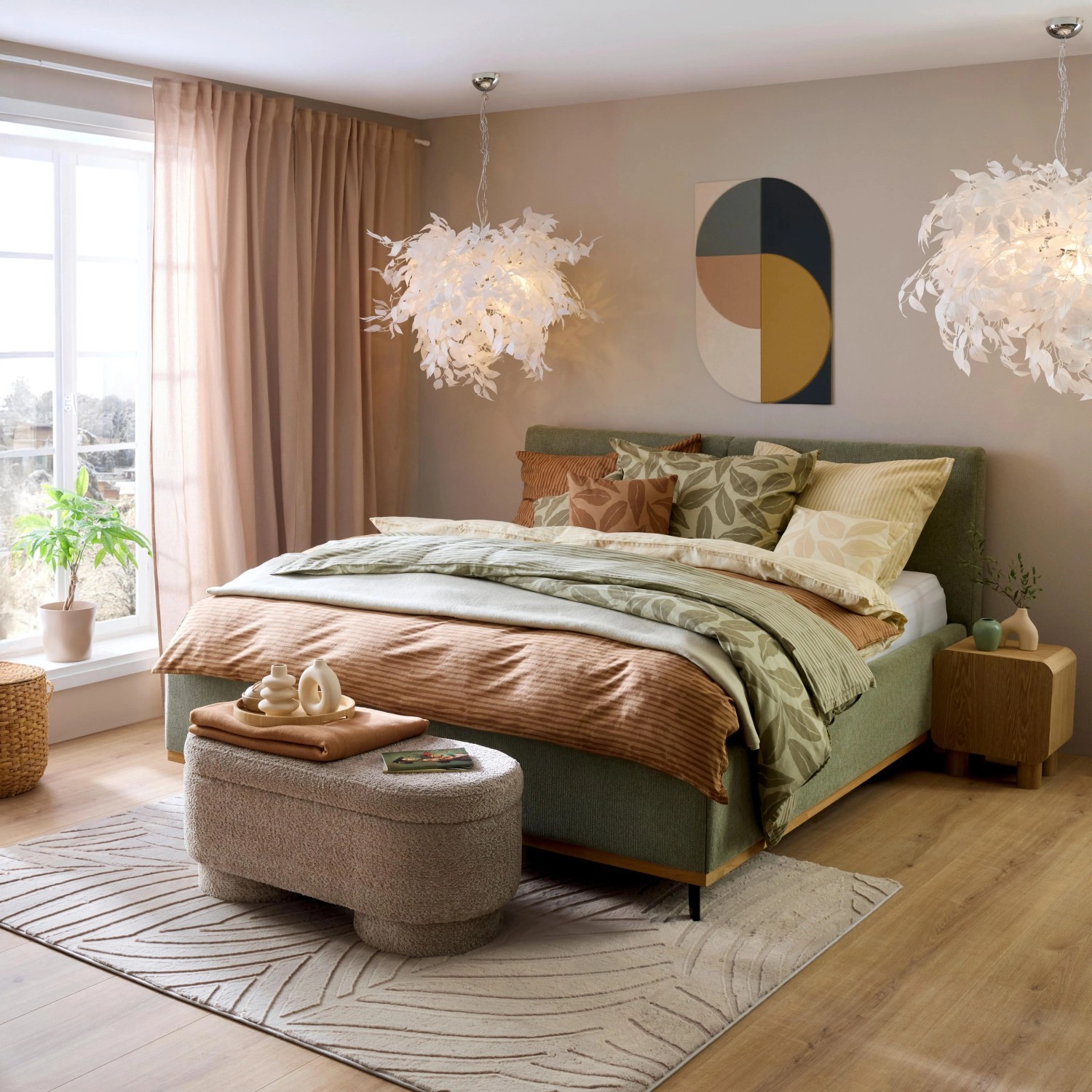 Modern Living Fertigvorhang Sila in Beige ca. 140x255cm_6