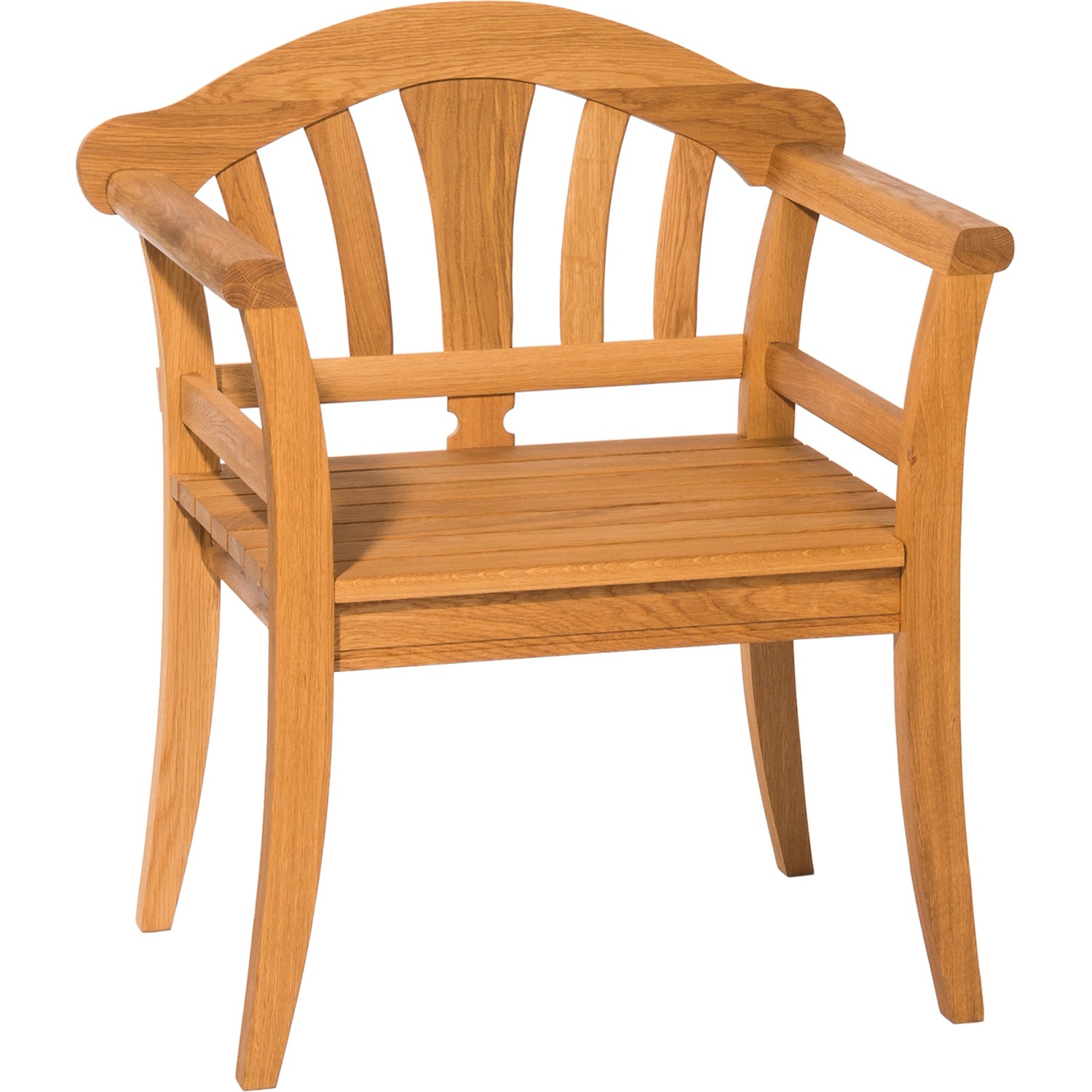 Wilk Landhaussessel Usedom 88 cm x 78 cm x 57 cm Honigbraun FSC®