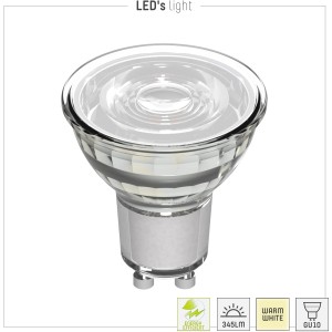Klarer LED-Spot GU10 MR16, 2,5W, warmweißes Licht für Innenräume.