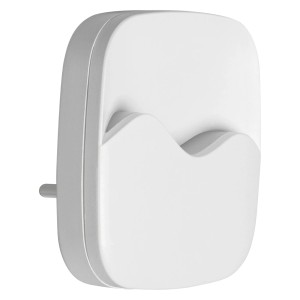 Weißes Osram LED-Nachtlicht Lunetta Wave für die Steckdose mit Tag-/Nacht-Sensor.