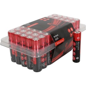 Alkaline AAA Batterien, 50er Pack für Geräte wie Fernbedienungen und Taschenlampen.