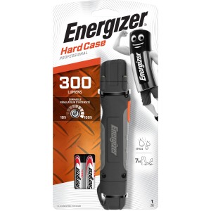 Energizer Hardcase Arbeitslampe mit 2 AA Batterien, robust und stoßfest.