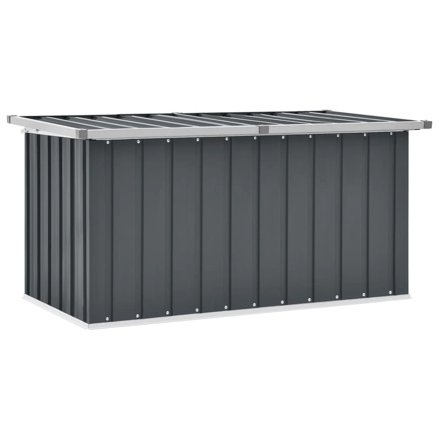 furnicato Gartenbox Grau 129x67x65 cm günstig online kaufen