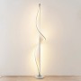 Lucande LED Stehlampe Edano 9626389 Dimmbar Modern in Weiß aus Textil 1-flammig Wohnzimmerleuchte_4