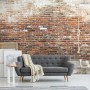 Fototapete Brick Wall mit Ziegelmuster, passend zum Industrie-Look, 280x300cm.