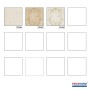 Muster der PROFHOME Uni Tapete 376544-GU in Creme, matte Oberfläche.