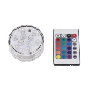 EGLO LED-Tischleuchte Magic Light AQUA RAINBOW mit Fernbedienung, RGB, Ø 7cm, IP65.