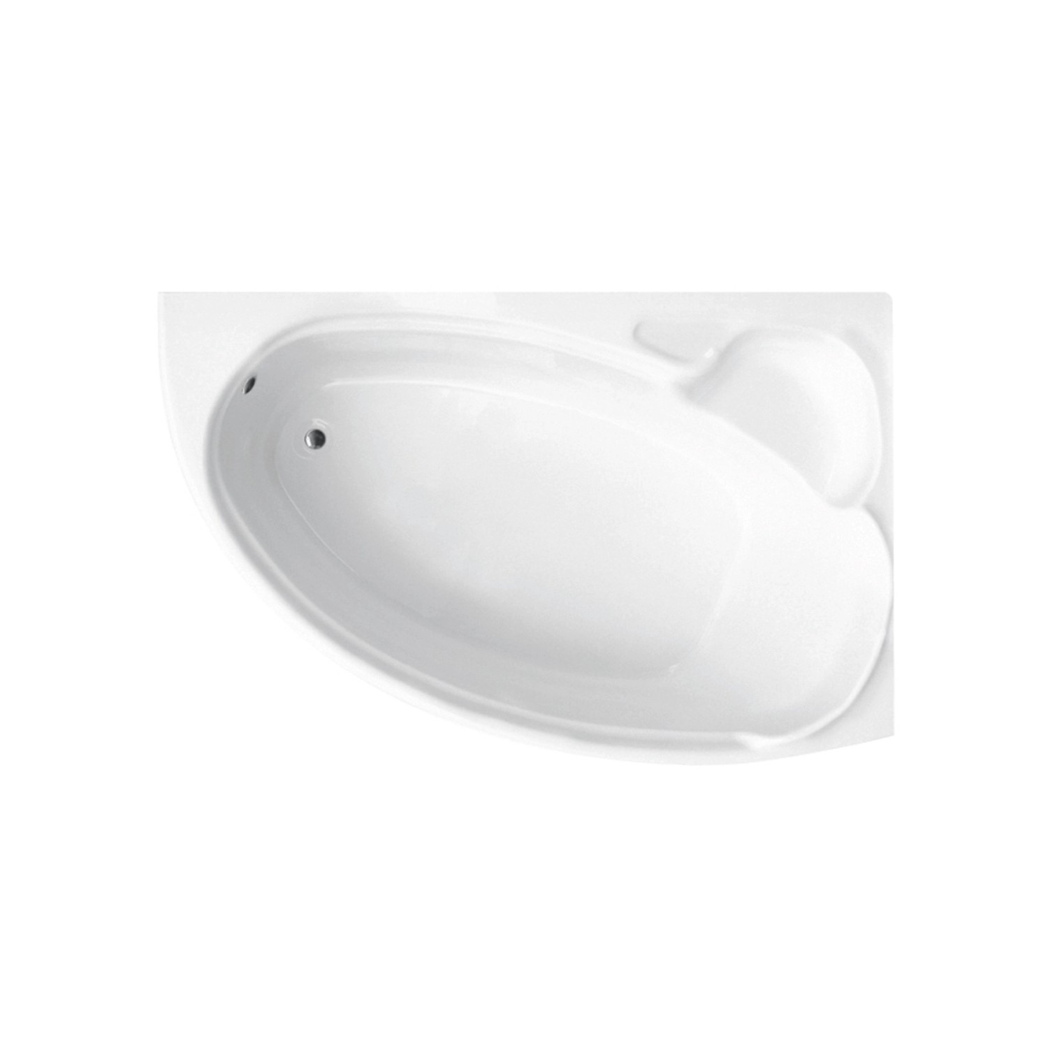 Bad Land Badewanne Eckwanne FINEZJA 155x95 Rechts Ablauf Füße günstig online kaufen