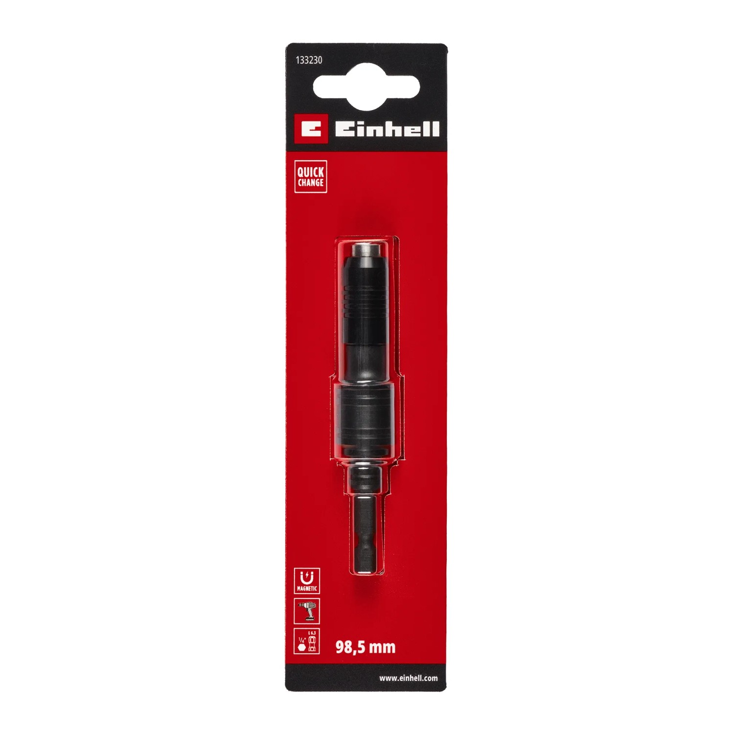 Einhell Bithalter schwenkbar, 98,5 mm, für Schraubendreher und Akkuschrauber.