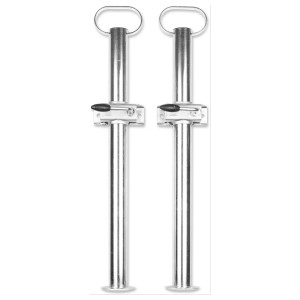 Stema Abstellstützen für Anhänger, 2er-Set aus Metall, Zubehör für sicheres Be- und Entladen.