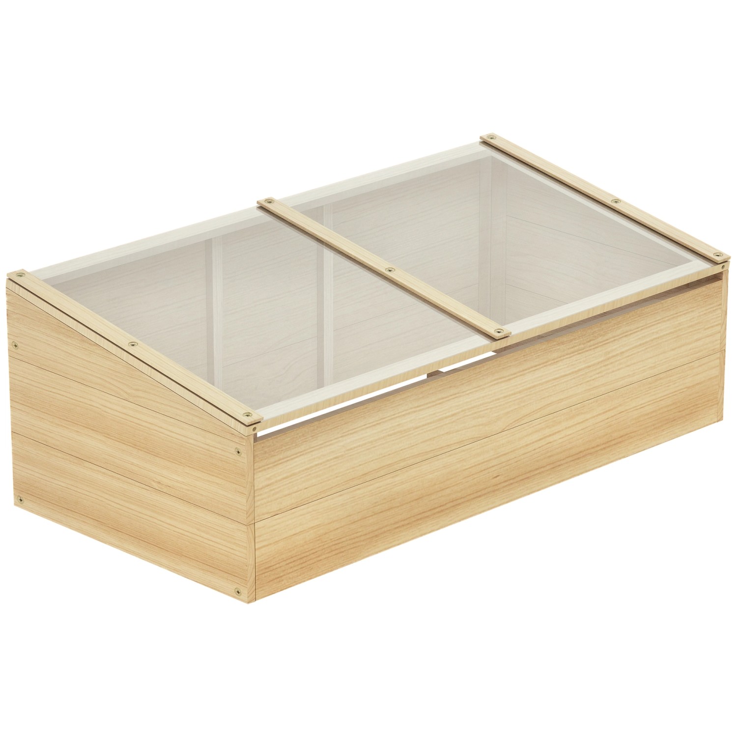 Outsunny Gewächshaus Garten & Pflanzkasten-System 100 x 50 x 35 cm günstig online kaufen